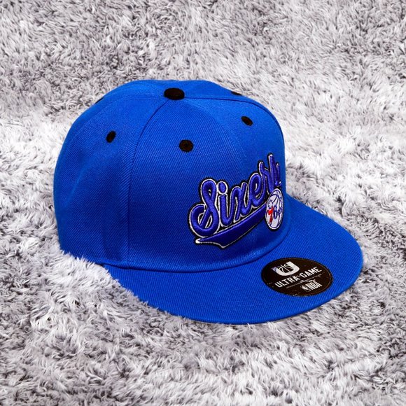 Philadelphia 76ers Trucker Hat 47 Blue Trawler Clean Up Cap Sixers Eagles - Picture 3 of 10